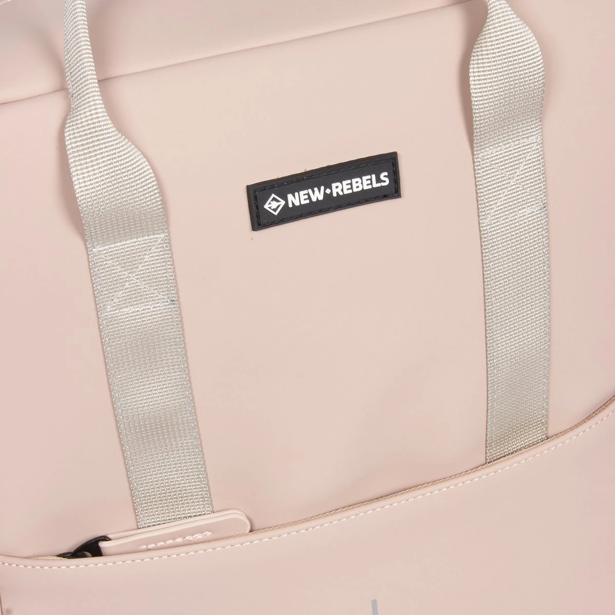 New Rebels® Julan - Rugtas - Oudroze - Waterbestendig - 42x12x28cm - Rugzak / Backpack - Afbeelding 5