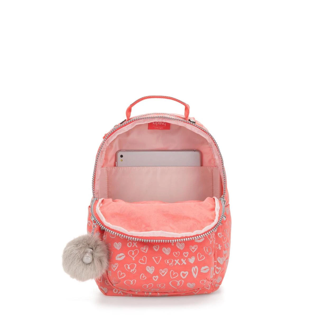 Kipling Seoul Go Small Laptoprugzak 13 Inch - Hearty Pink Met - Afbeelding 3