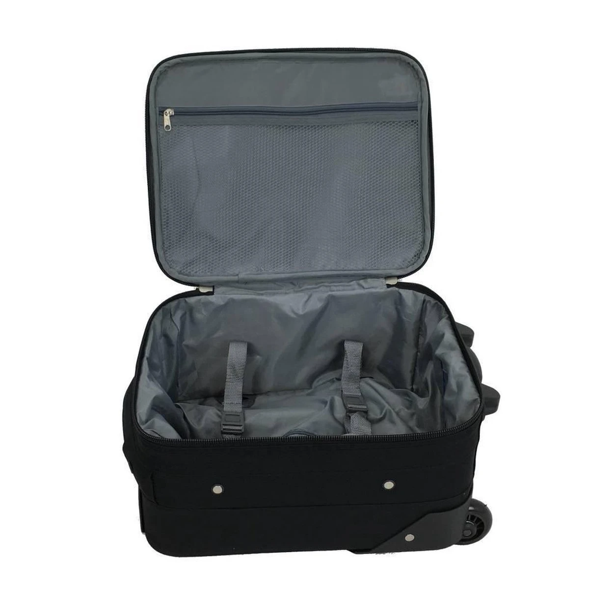 R-Way HandbagageKoffer 45X40X25cm Zwart 35 Liter, Kleine Handbagagekoffer, Handbagagekoffer 45cm, Kinder Koffer - Afbeelding 2