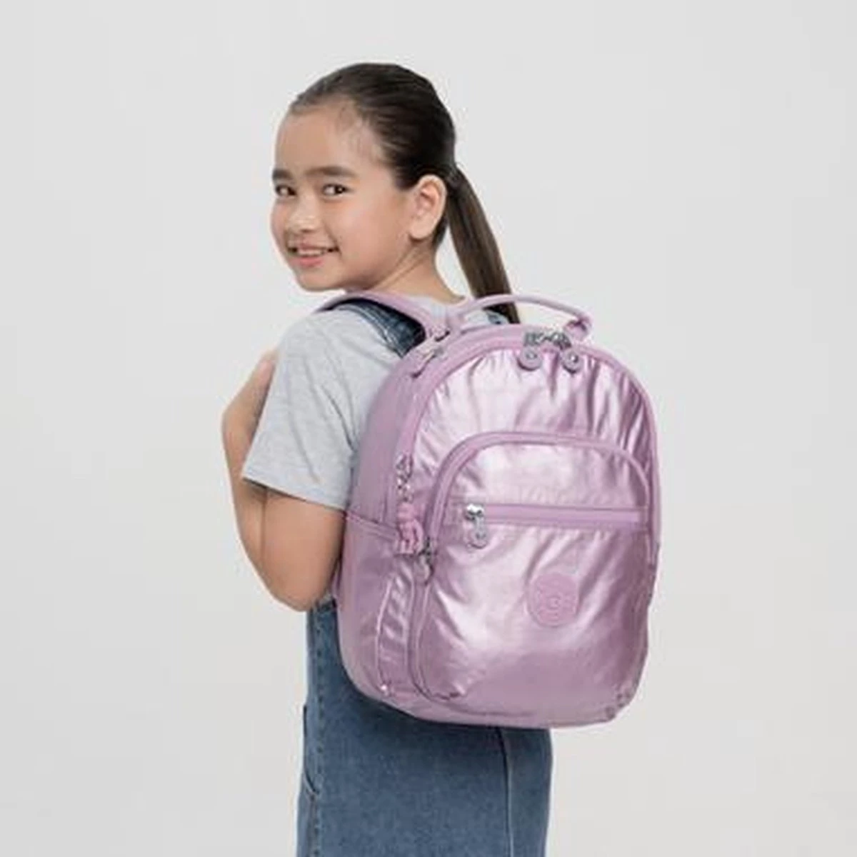Kipling Seoul S Metallic Berry - Afbeelding 6