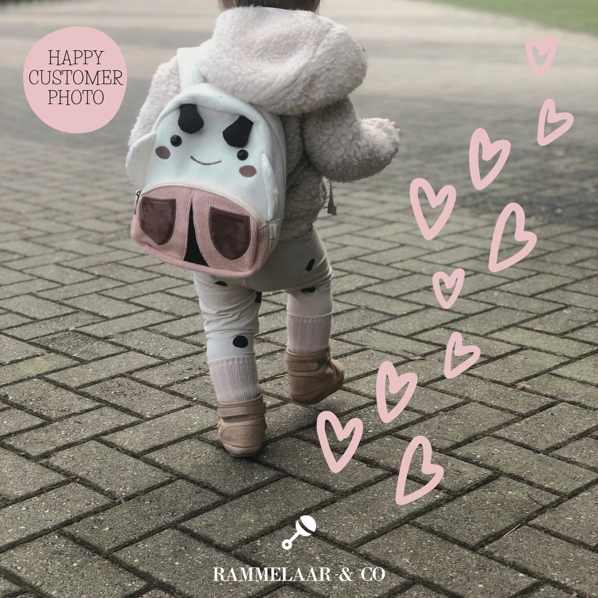 Rugzak - Kinderrugzak - Liloe&Noenie - Vlinder Rugzak - Bio Katoenen Rugzak - Rugtas - Rugzak Peuter - Rugzak Kleuter - Rugtassen - Schooltas - Rugtas Kinderen - Sac - Sac A Dos - Rugtas Meisje - Afbeelding 6