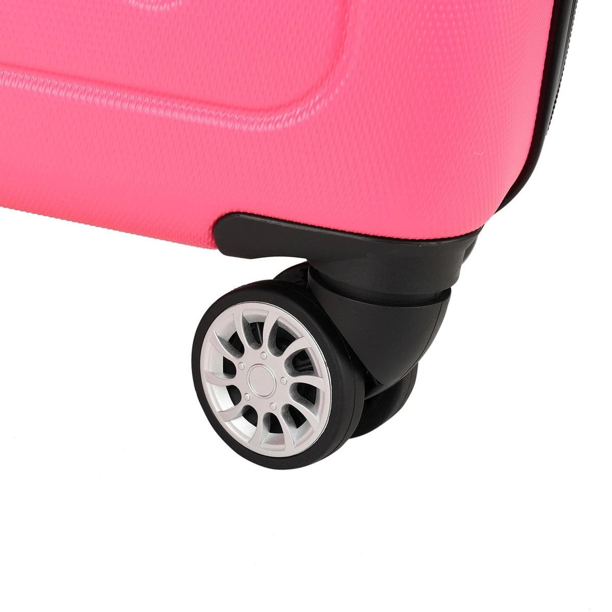 Decent Handbagage Koffer / Trolley / Reiskoffer - 50 Cm - 32 Liter - ABS - Neon-Fix - Roze - Afbeelding 14