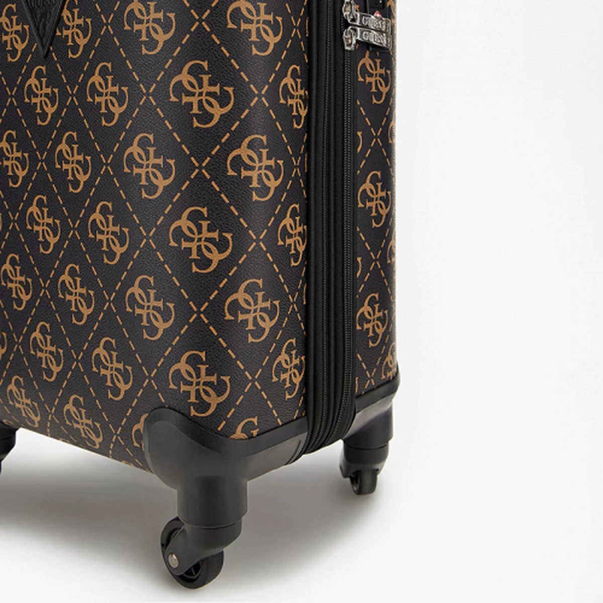 Guess Handbagage Koffer / Trolley / Reiskoffer - 50 Cm - 25 Liter - Wilder - Bruin - Afbeelding 10