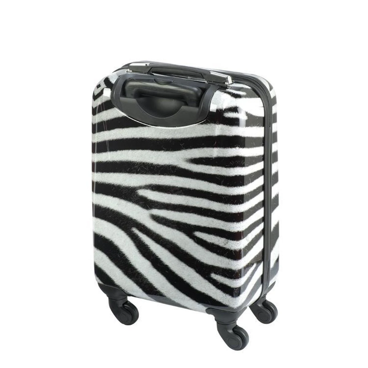 Princess Traveller Animal Print - Handbagagekoffer - Zebra - Small - 55cm - Afbeelding 3