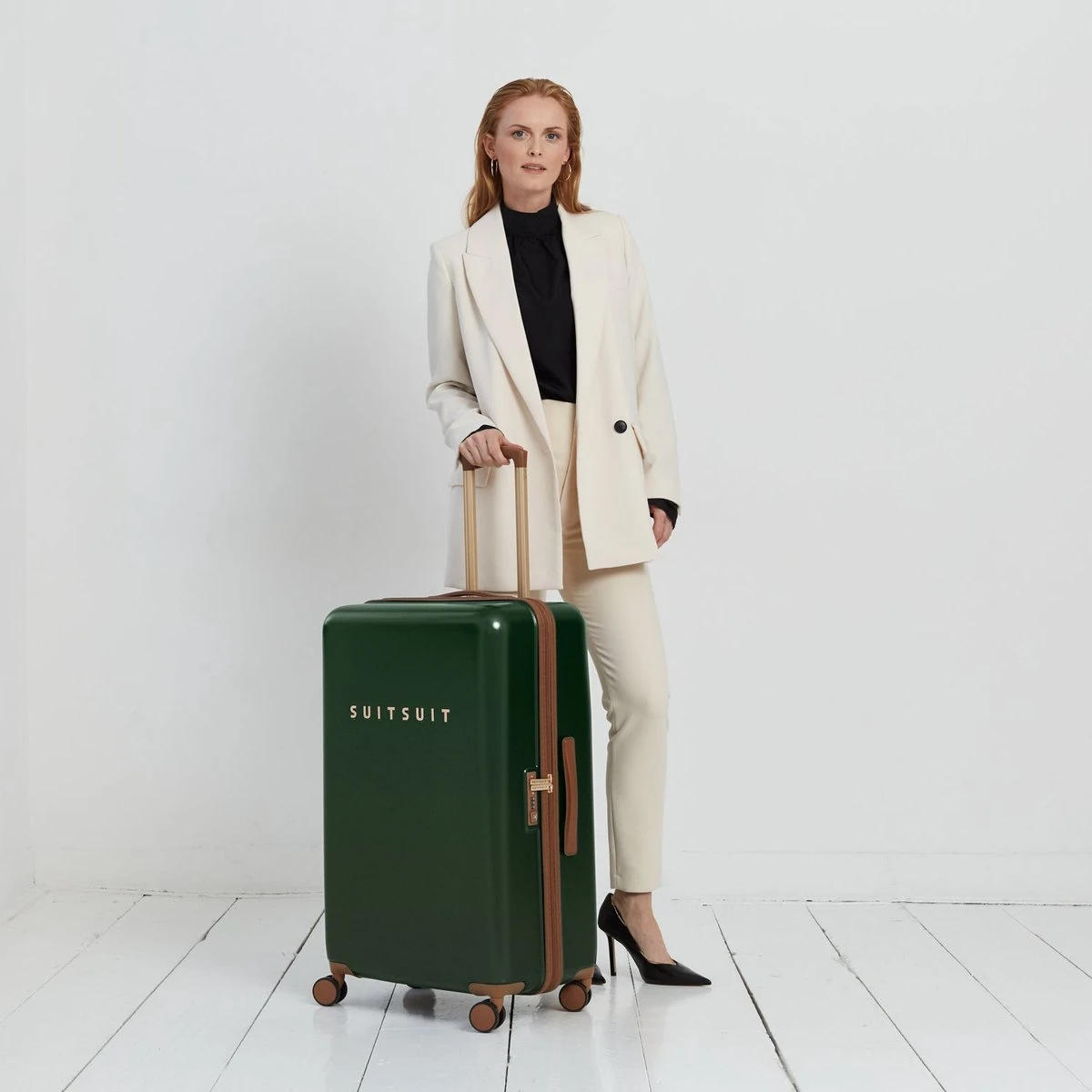 SUITSUIT - Fab Seventies Classic - Beetle Green - Reiskoffer (76 Cm) - Afbeelding 2