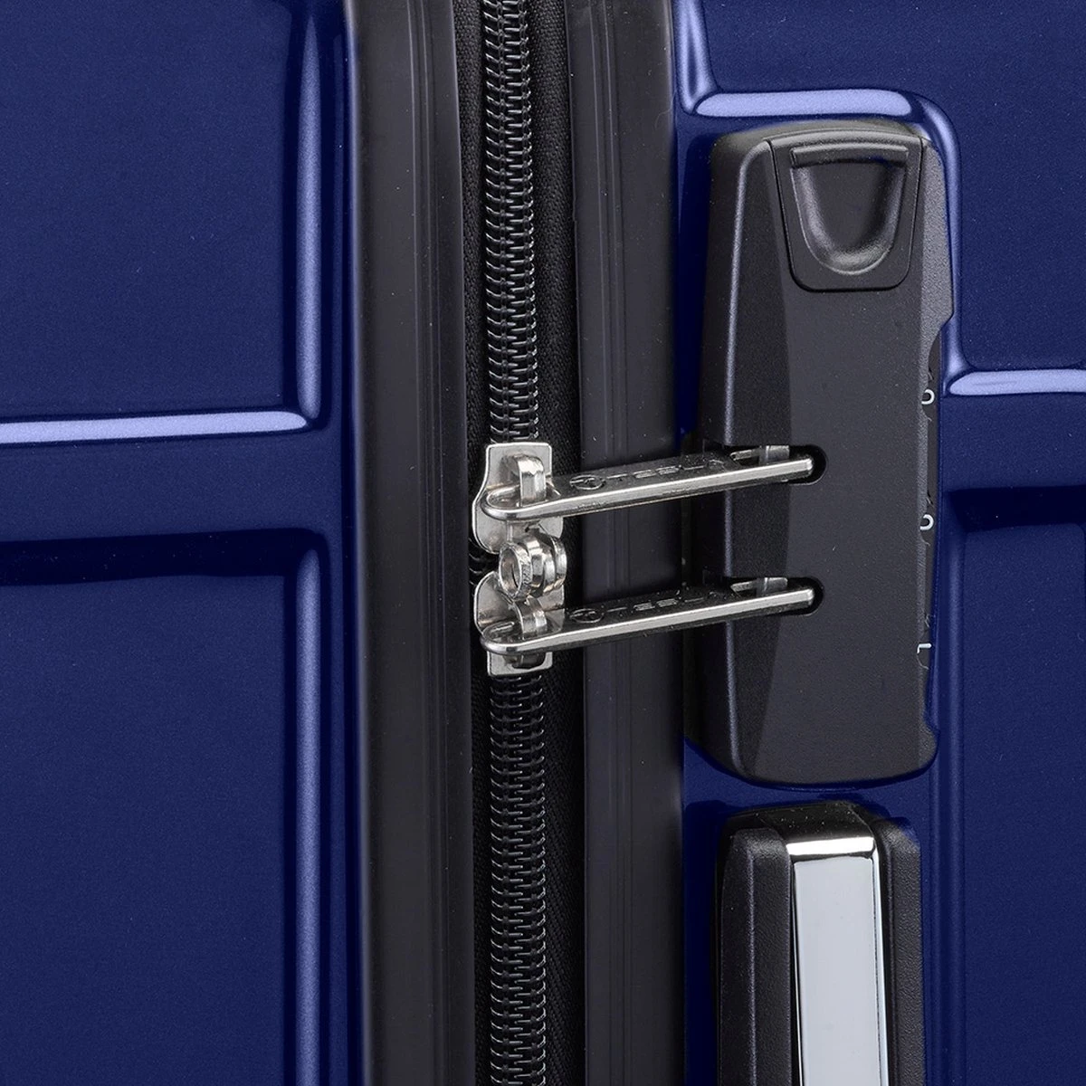 Tesla PC - Handbagage Koffer - 55x35x20 Cm - 4 Wielen - Blauw - Afbeelding 6