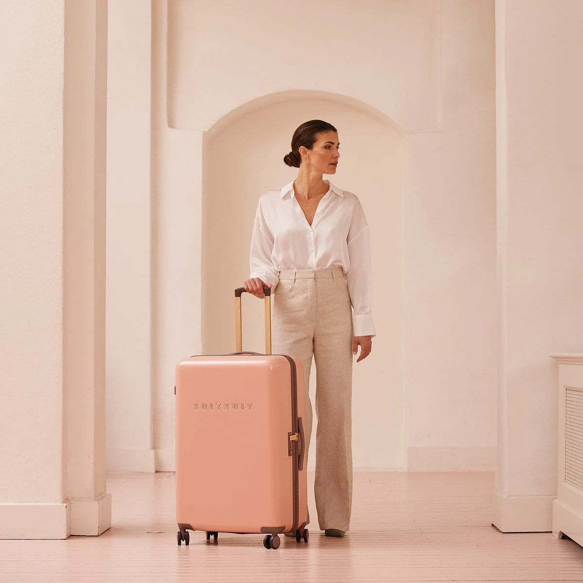 SUITSUIT - Fab Seventies - Coral Cloud - Reiskoffer (76 Cm) - Afbeelding 2