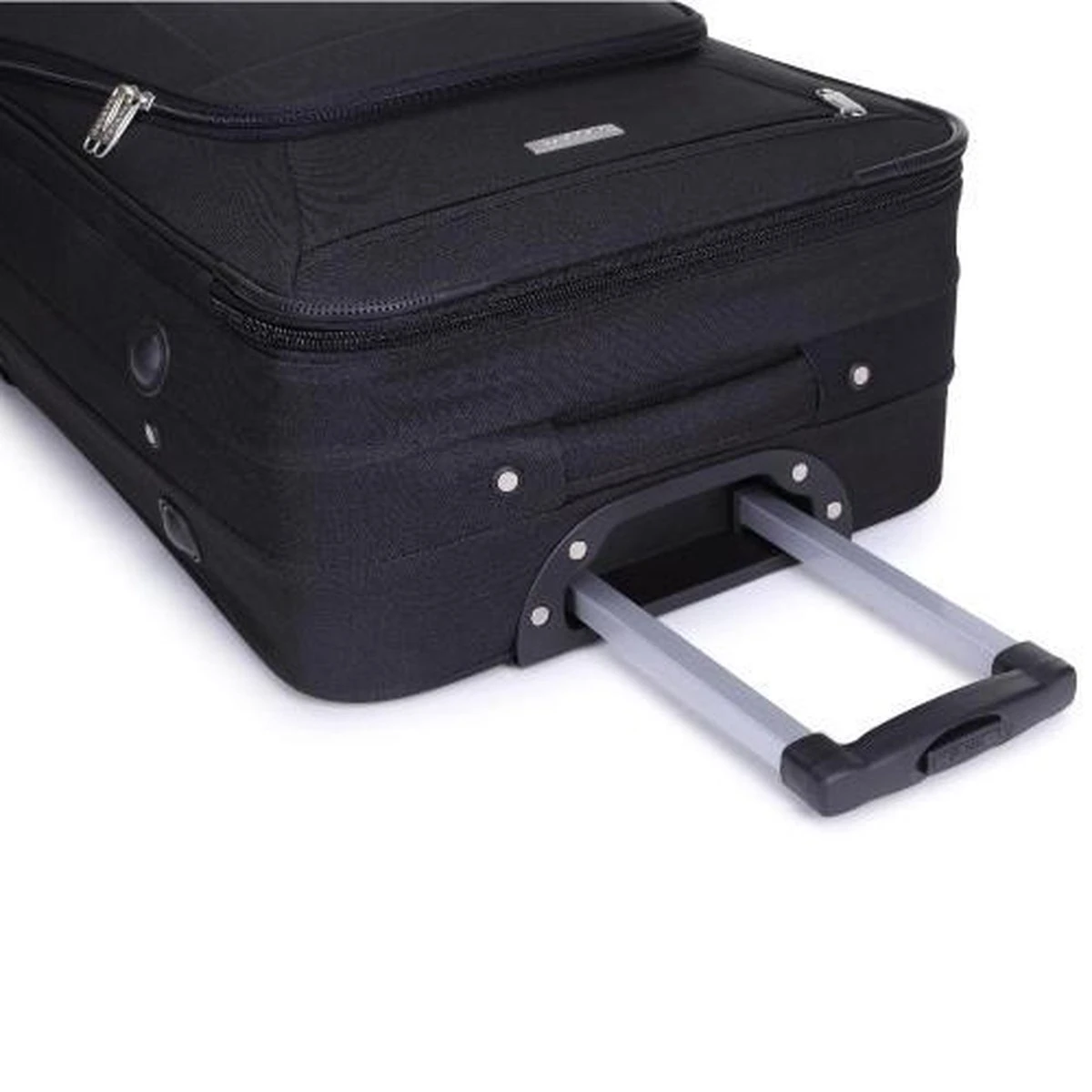 Decent Basic-Line Medium Trolley 63 Cm - Zwart - Afbeelding 10