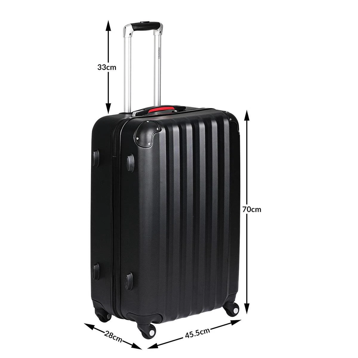 Monzana Hard Case Koffer Baseline XL Zwart - Afbeelding 2