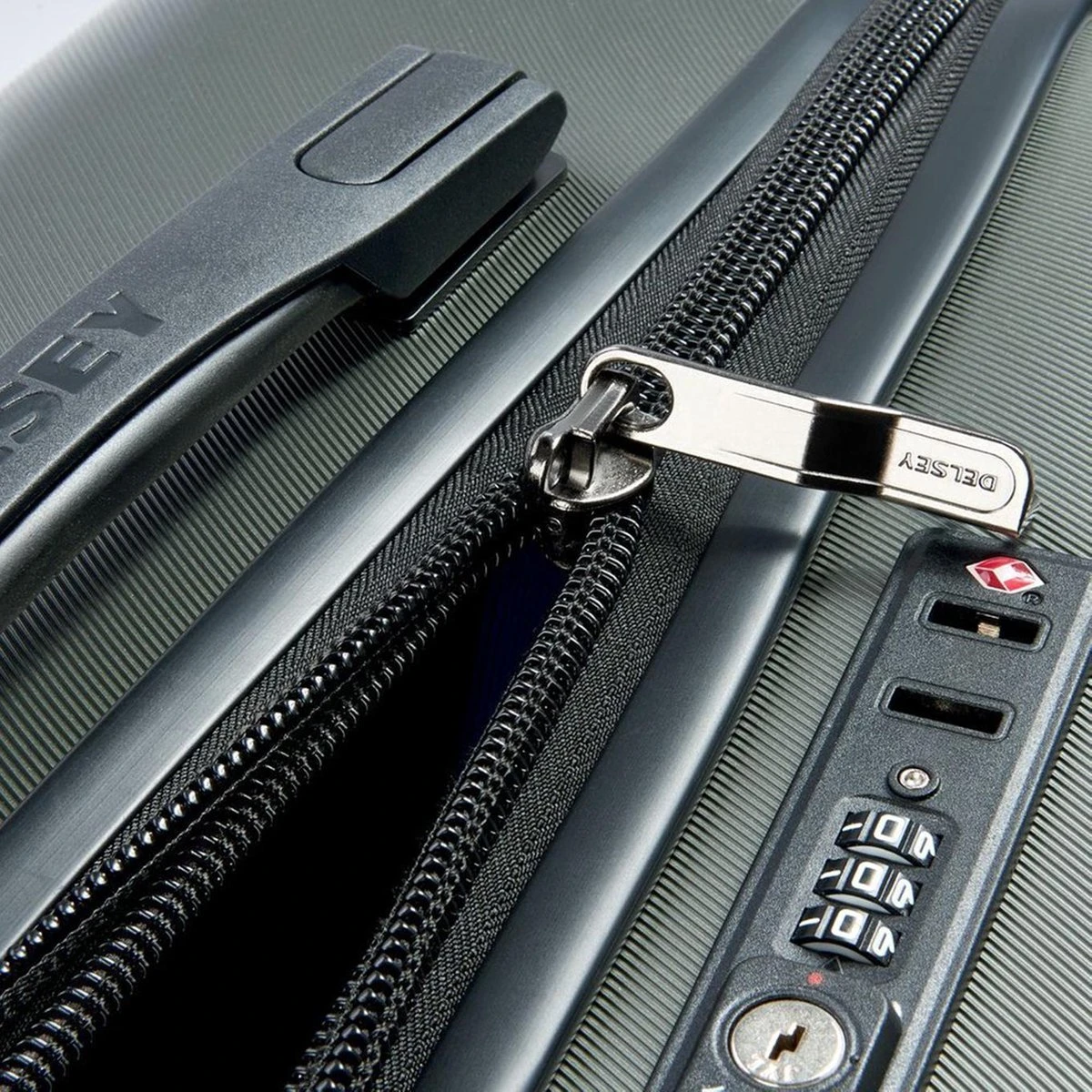 Delsey Comete+ Handbagage Koffer - 55 Cm - Groen - Afbeelding 4