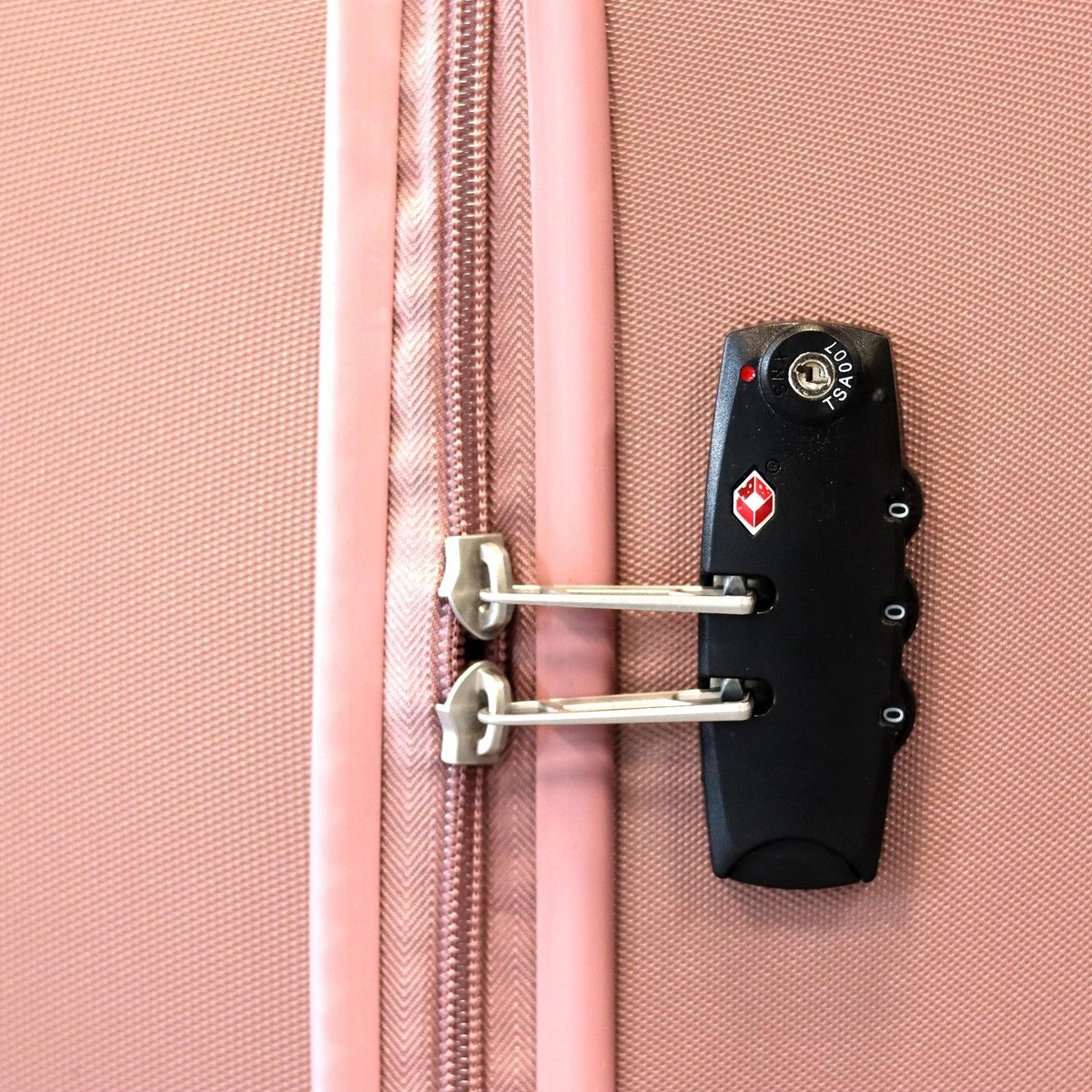 ©TROLLEYZ - Bali No.22 - Reiskoffer 78cm Met TSA Slot - Dubbele Wielen - 360° Spinners - 100% ABS - Reiskoffer In Cosmopolitan Pink - Afbeelding 6