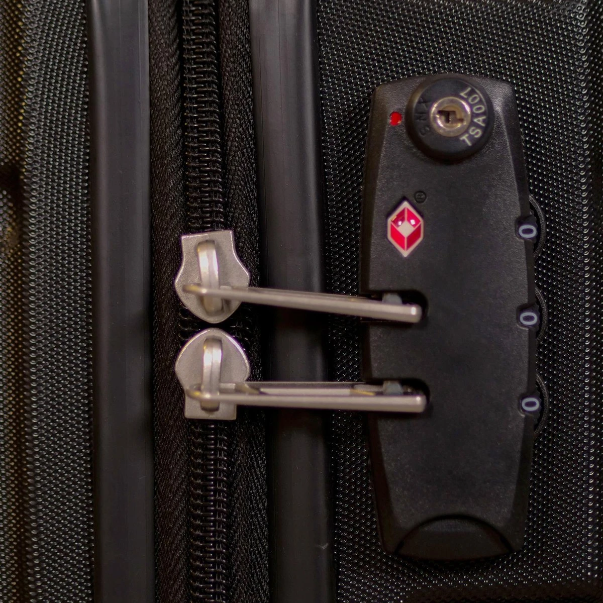 ©TROLLEYZ - Amsterdam No.9 - Reiskoffer 78cm Met TSA Slot - Dubbele Wielen - 360° Spinners - 100% ABS - Reiskoffer In Night Black - Afbeelding 5