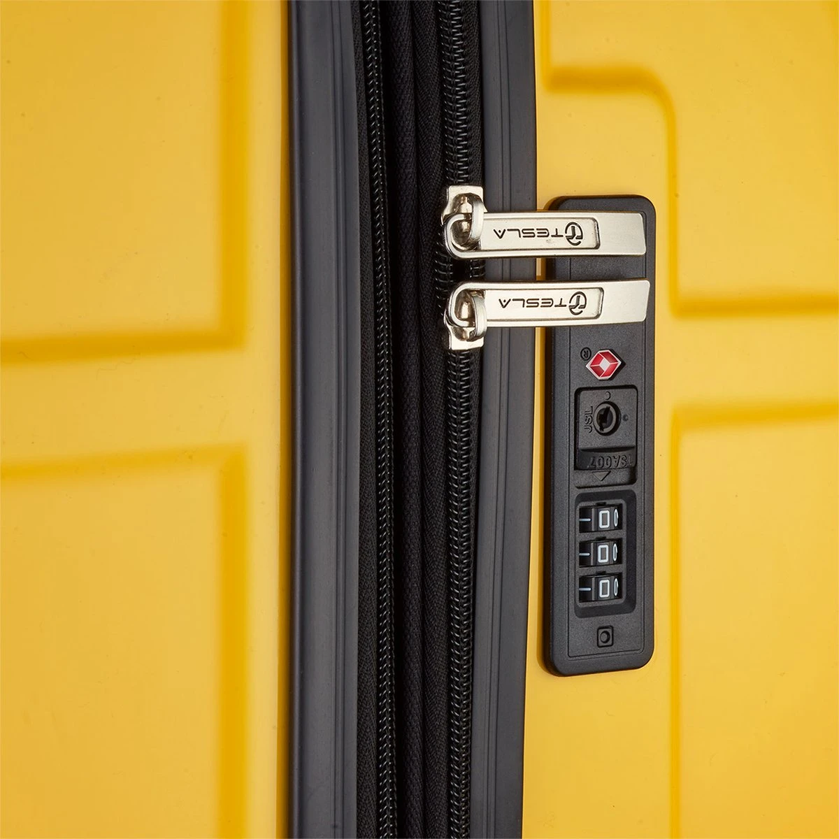 Tesla PC - Reiskoffer - 65 Cm - 4 Wielen - Geel - Afbeelding 5