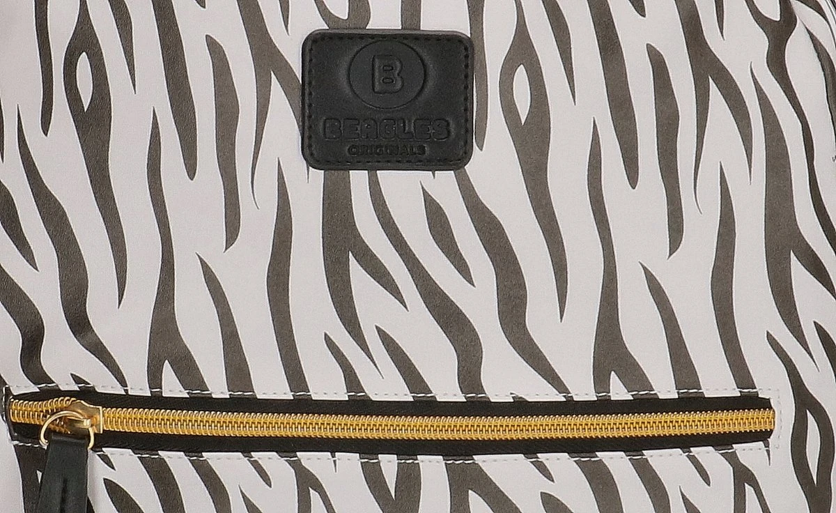 Beagles Originals Cool Originals Rugzak 13,3 Inch (29,4x16,6 Cm.) - Tijger Wit - Afbeelding 6