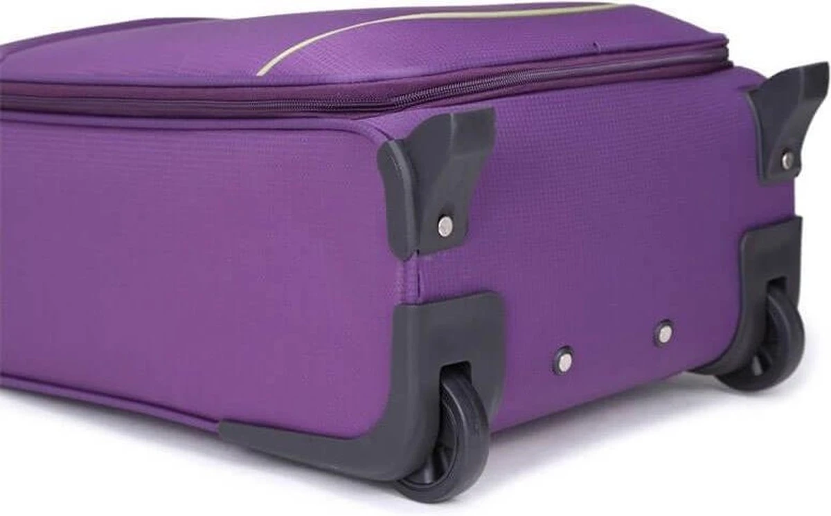 Decent Handbagage Koffer Super-Light 50 - Paars - Afbeelding 14