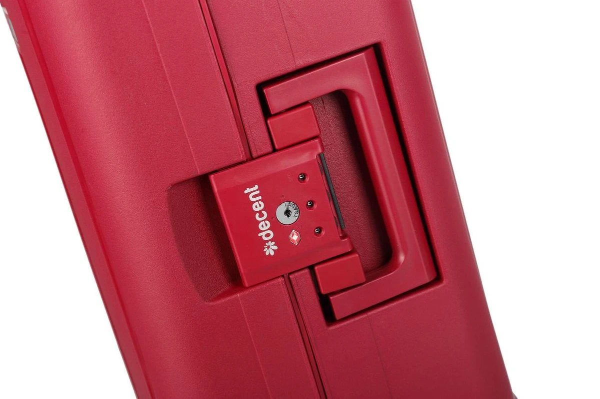 Decent Transit Large Koffer - 82 Cm - Rood - Afbeelding 7