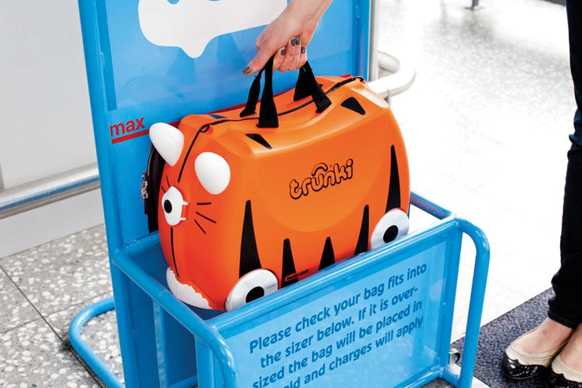 Trunki Ride-On Handbagage Koffer 46 Cm - Lieverheersbeestje Harley - Afbeelding 7
