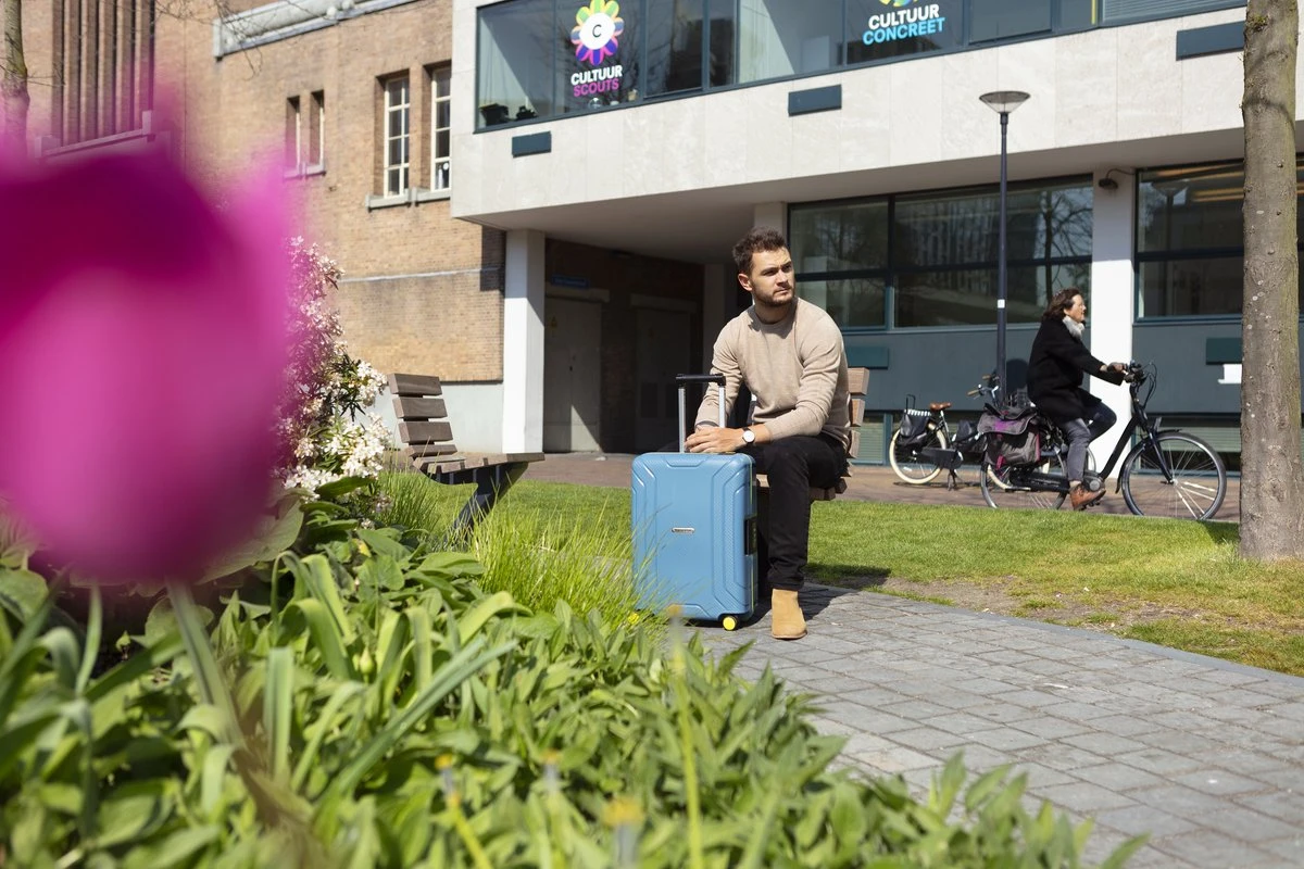 CarryOn Steward TSA Reiskoffer - 65cm Trolley Met Kliksloten - Dubbele Wielen - Blauw - Afbeelding 11