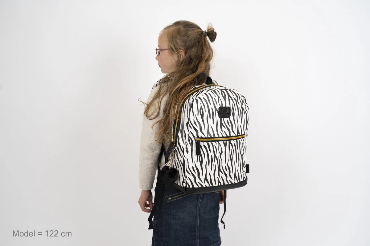 Beagles Originals Cool Originals Rugzak 13,3 Inch (29,4x16,6 Cm.) - Tijger Wit - Afbeelding 7