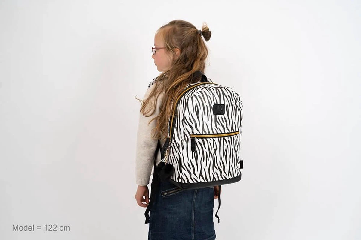 Beagles Originals Cool Originals Rugzak 13,3 Inch (29,4x16,6 Cm.) - Tijger Wit - Afbeelding 9