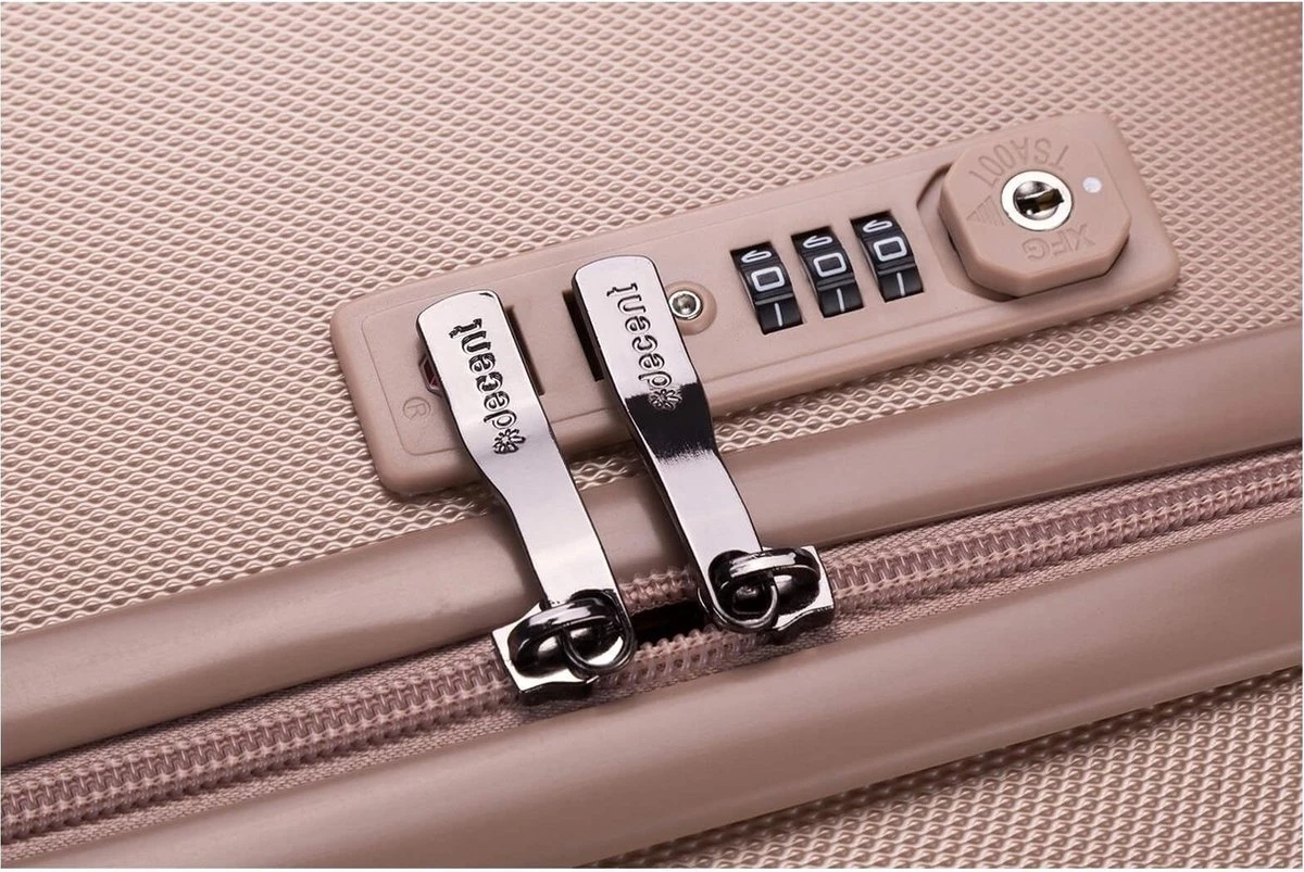 Decent Tranporto-One Reiskoffer 66 Cm - Zalmroze - Afbeelding 9