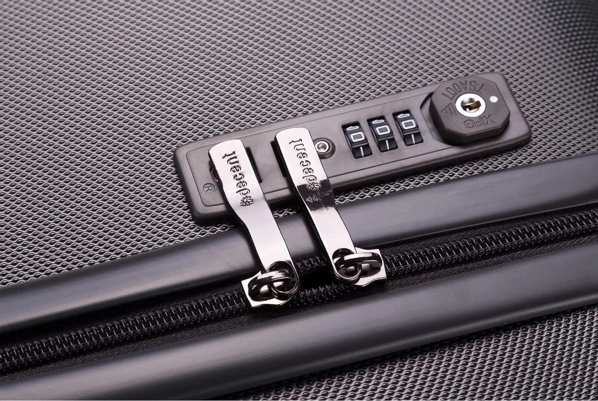 Decent Tranporto-One Grote Koffer - 76 Cm - TSA Slot - Anthracite - Afbeelding 8