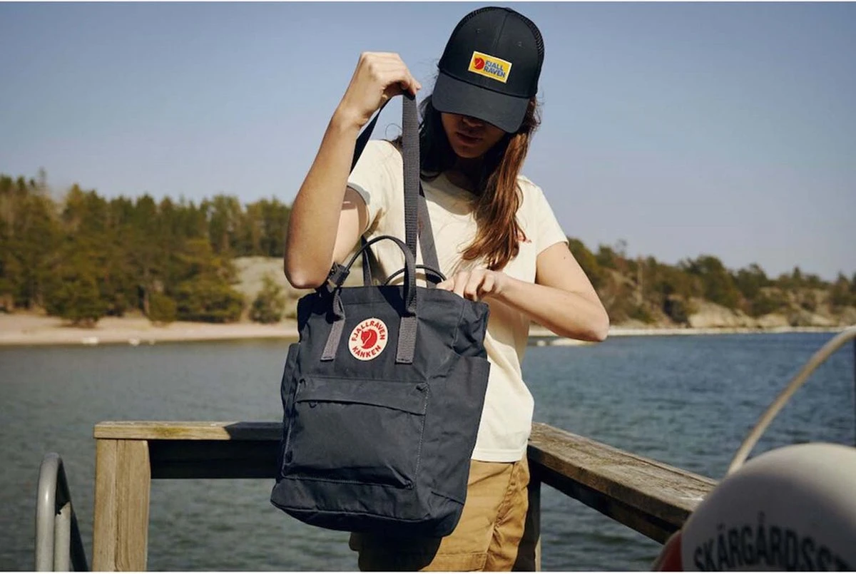 Fjallraven Fjällräven Kånken Totepack Unisex Rugzak - Navy - Afbeelding 3