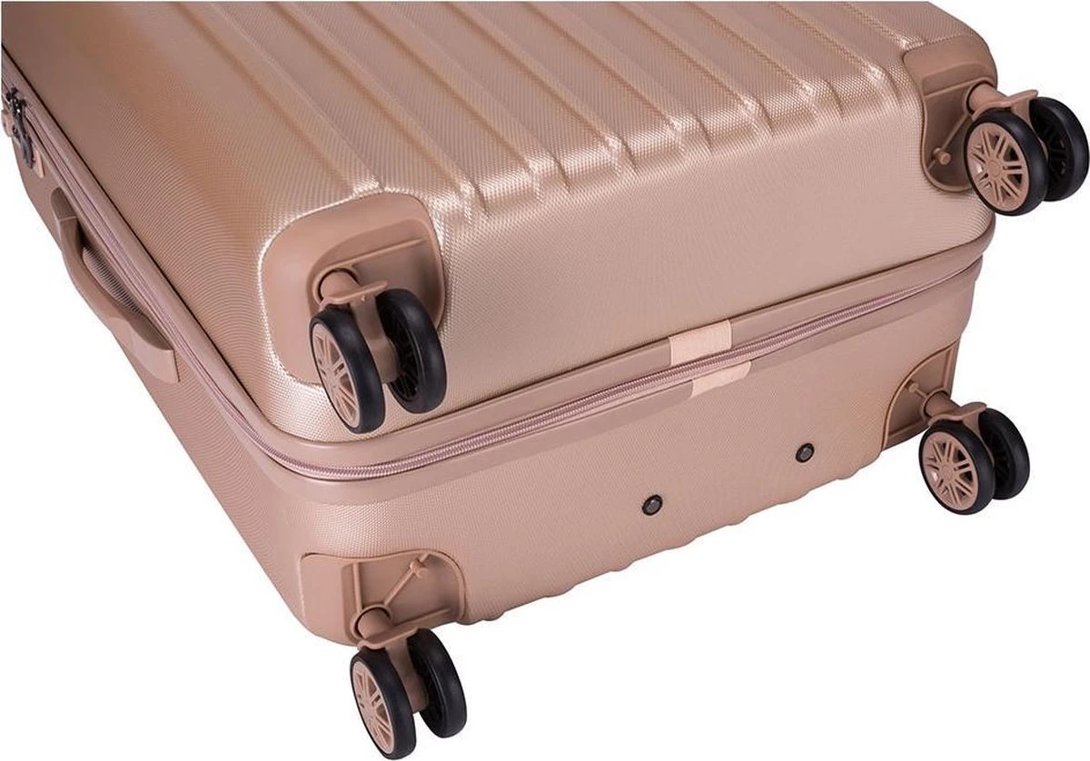 Decent Tranporto-One Reiskoffer 66 Cm - Zalmroze - Afbeelding 8