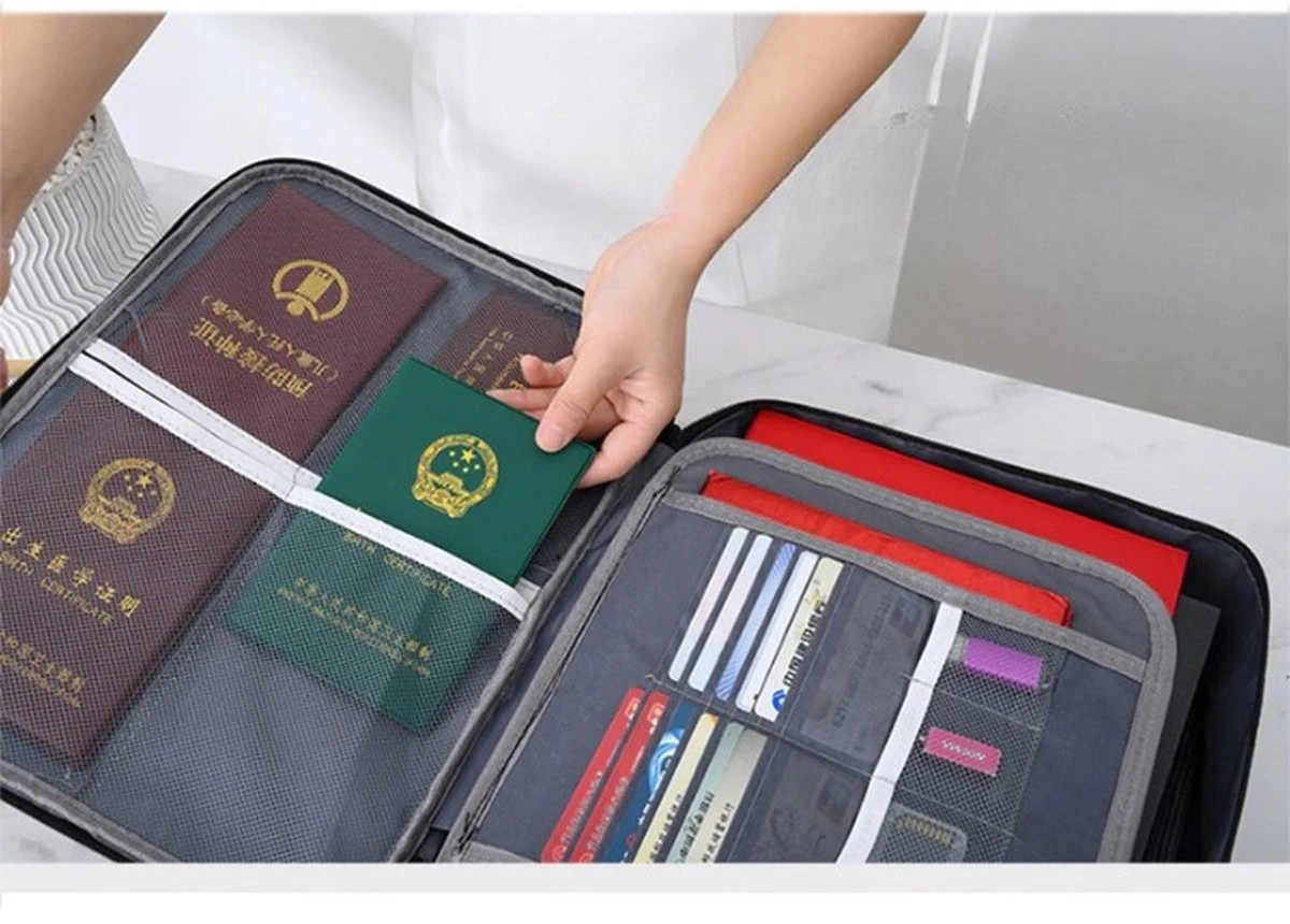 SONTRIX Brandwerende Koffer - Waterdicht - Brandwerend - Brandwerende Tas - Waterdichte Tas - Brandwerende Documententas - Tas - Handtas - Zwart - Afbeelding 9