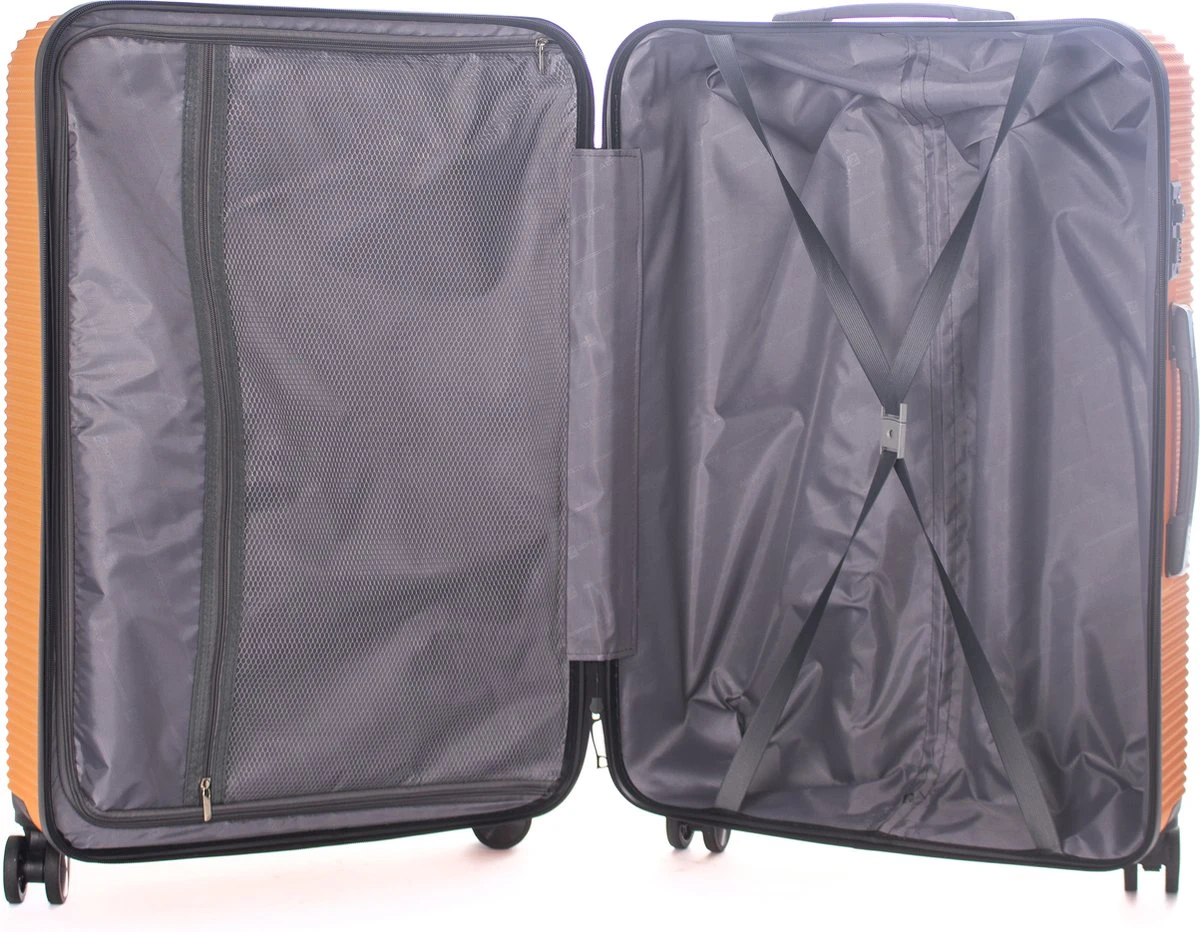 AttitudeZ Air-Z Reiskoffer Medium Oranje 67cm - TSA-slot - Afbeelding 4