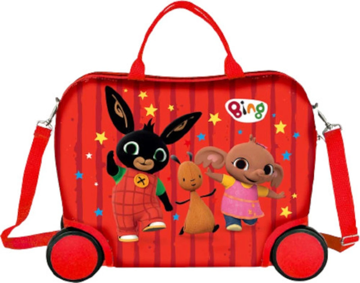 Bing Bunny Reiskoffer - 40 X 32 X 20 Cm - Rood - Afbeelding 3