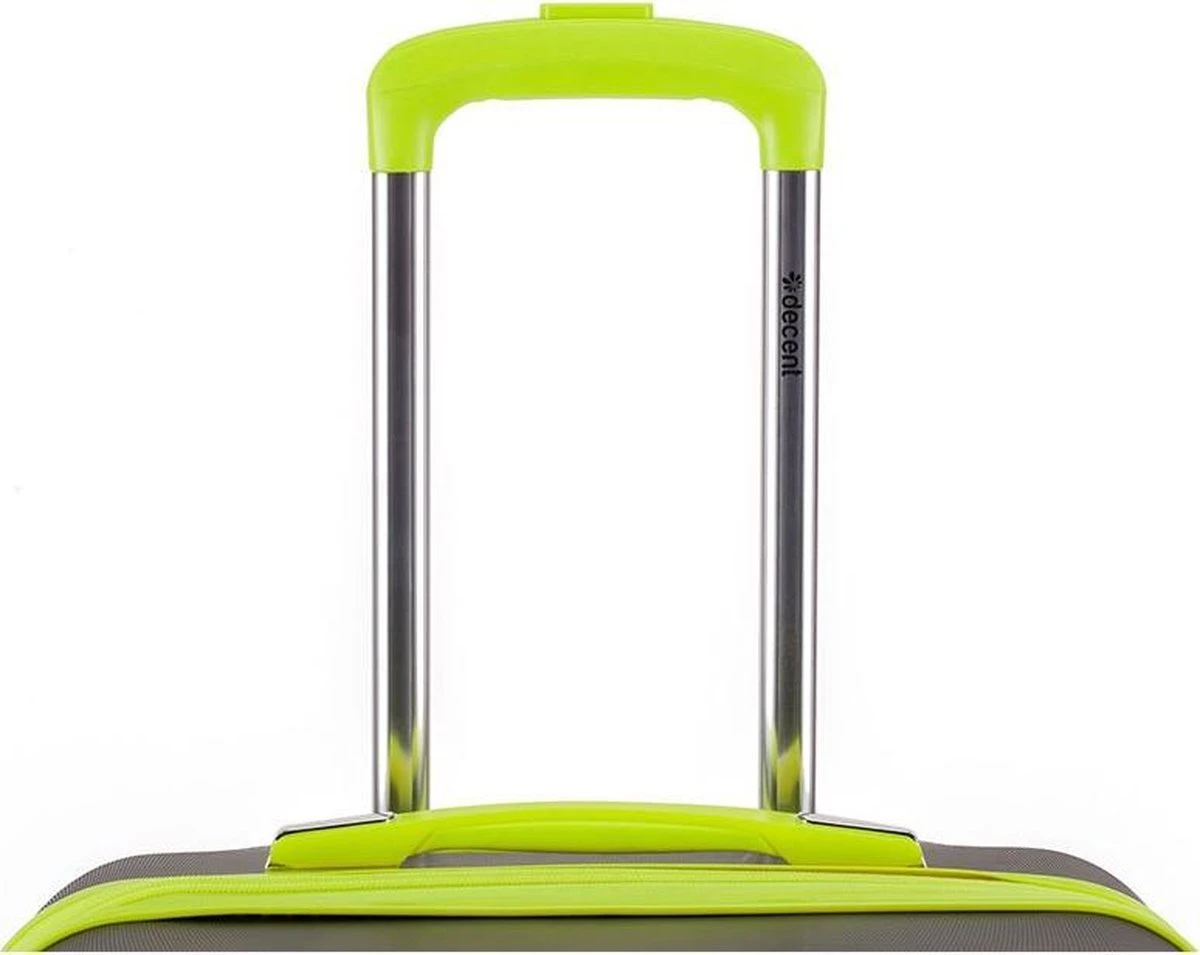 Decent Lumi Fix Handbagage Koffer - 55 Cm - Black/Lemon - Afbeelding 3