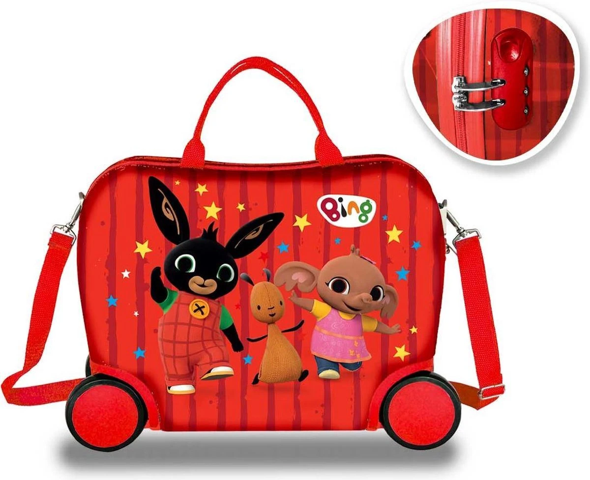 Bing Bunny Reiskoffer - 40 X 32 X 20 Cm - Rood - Afbeelding 2
