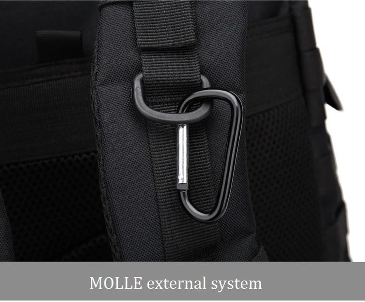 Northwest Tactical Backpack 45l | Tactische Rugzak - Sport - School - Werk ARMY GREEN | Leger Groen - Afbeelding 8