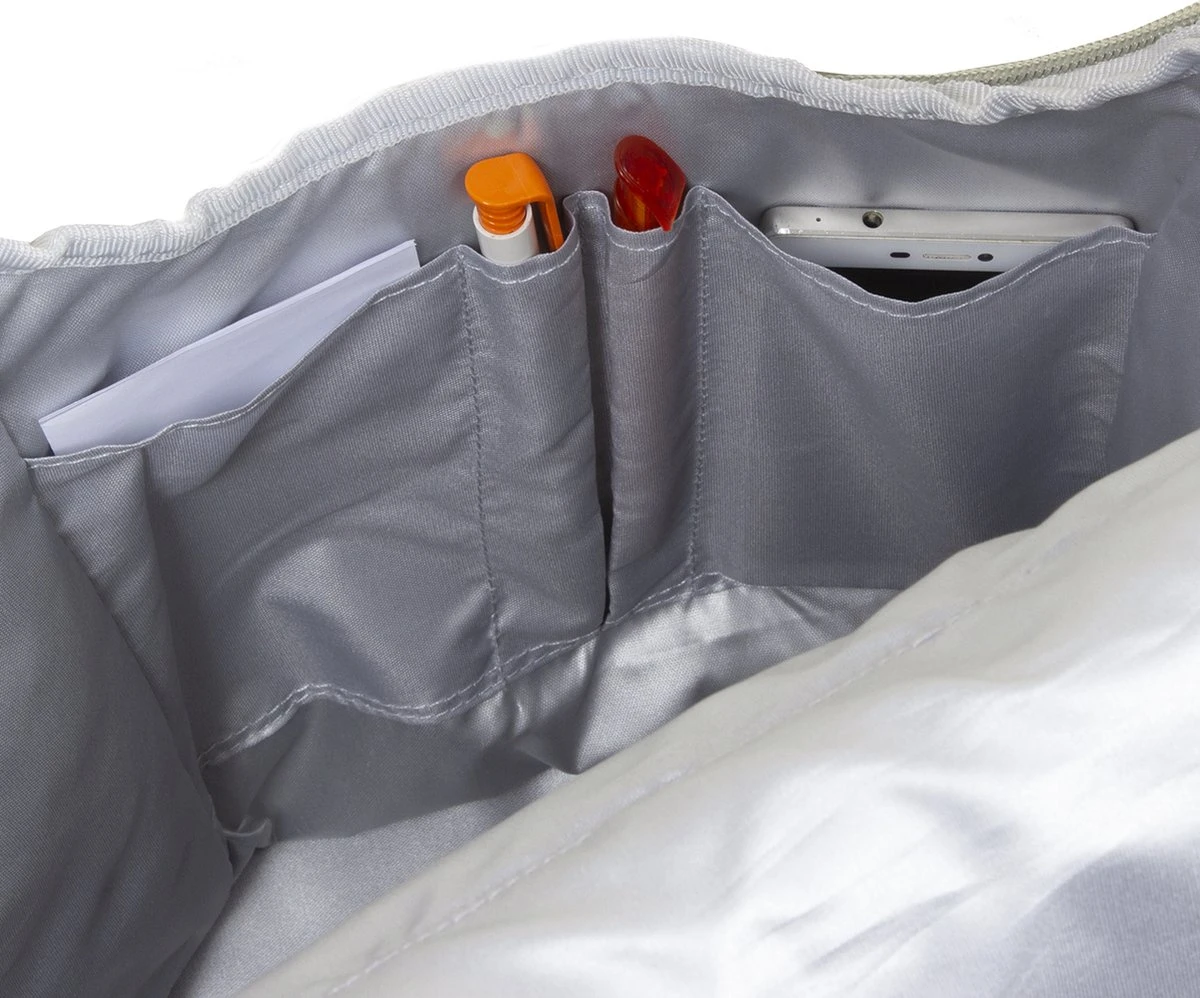 New Rebels® William - Rugtas - Beige - Waterafstotend - 28x15x43cm - Rugzak / Backpack - Afbeelding 10