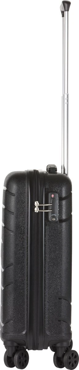 TravelZ Big Bars Handbagagekoffer 55cm Met TSA-slot - Ultrasterk - Zwart - Afbeelding 5