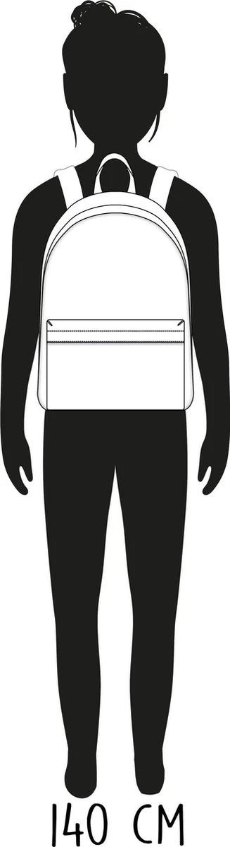 Milky Kiss Sweet & Simple Large Rugzak - 12,5 L - Roze - Afbeelding 4