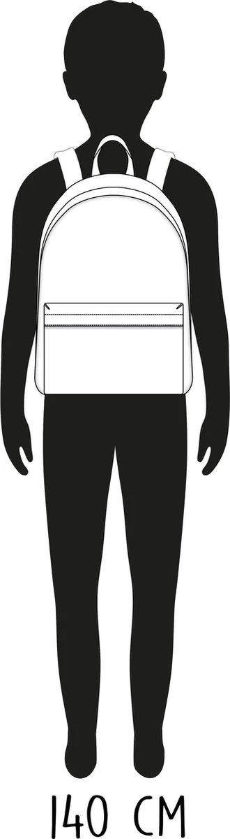 Milky Kiss Sweet & Simple Large Rugzak - 12,5 L - Roze - Afbeelding 7