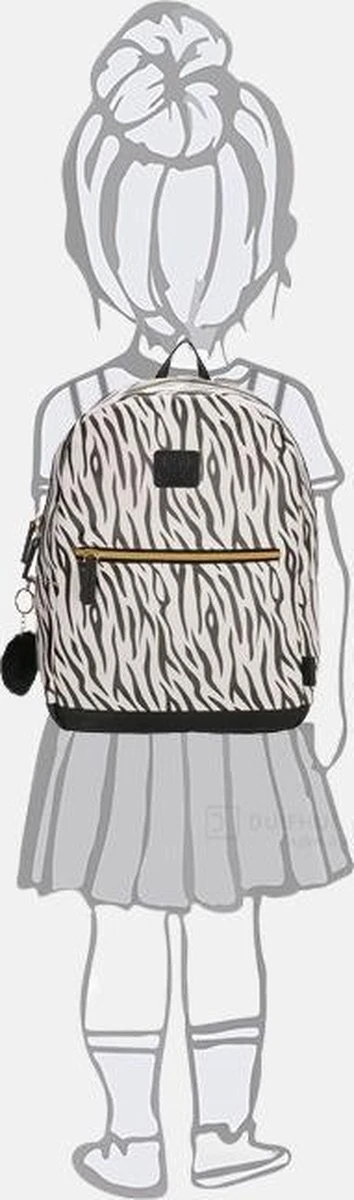 Beagles Originals Cool Originals Rugzak 13,3 Inch (29,4x16,6 Cm.) - Tijger Wit - Afbeelding 8