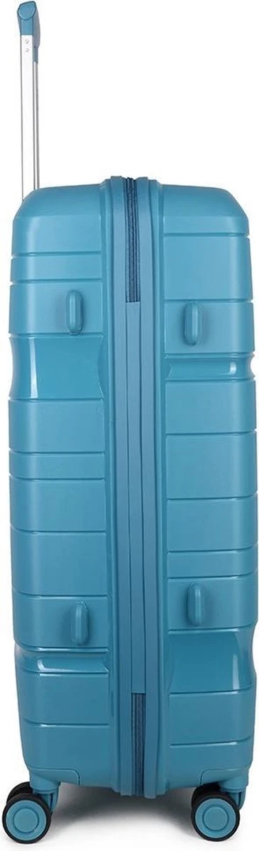 Decent ONE-CITY Large Koffer - 76 Cm - TSA Slot - Petrol - Afbeelding 2