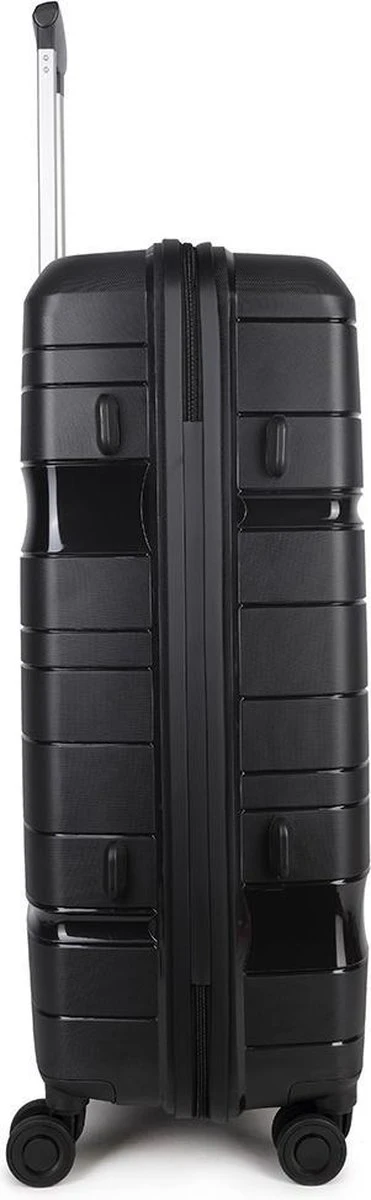 Decent ONE-CITY Large Koffer - 76 Cm - TSA Slot - Zwart - Afbeelding 2