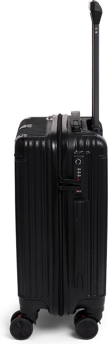 Norländer Lux Traveler Reiskoffer - Handbagage Koffer - 53 X 33 X 21 Cm - Zwart - Afbeelding 4