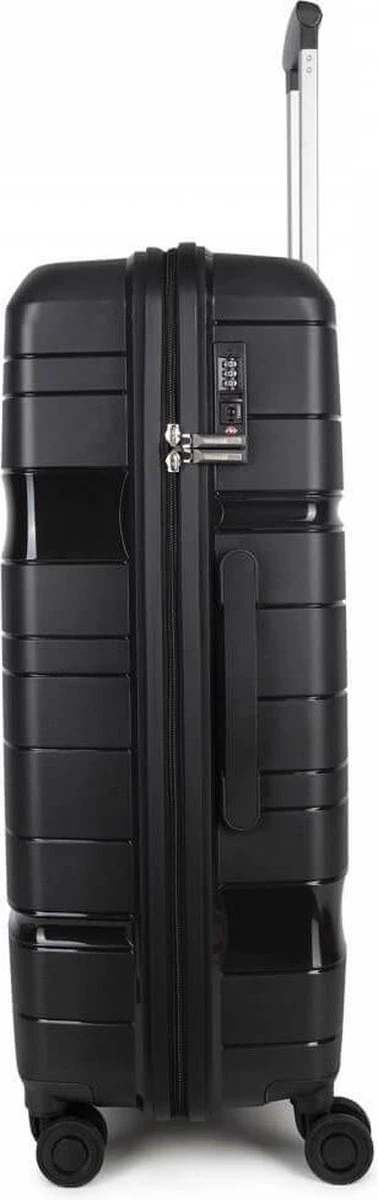 Decent ONE-CITY Large Koffer - 76 Cm - TSA Slot - Zwart - Afbeelding 15