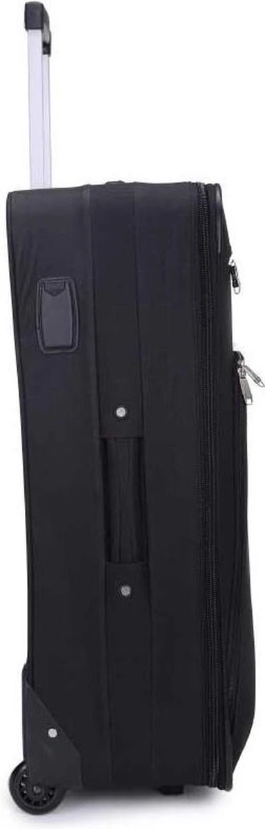 Decent Basic-Line Medium Trolley 63 Cm - Zwart - Afbeelding 2