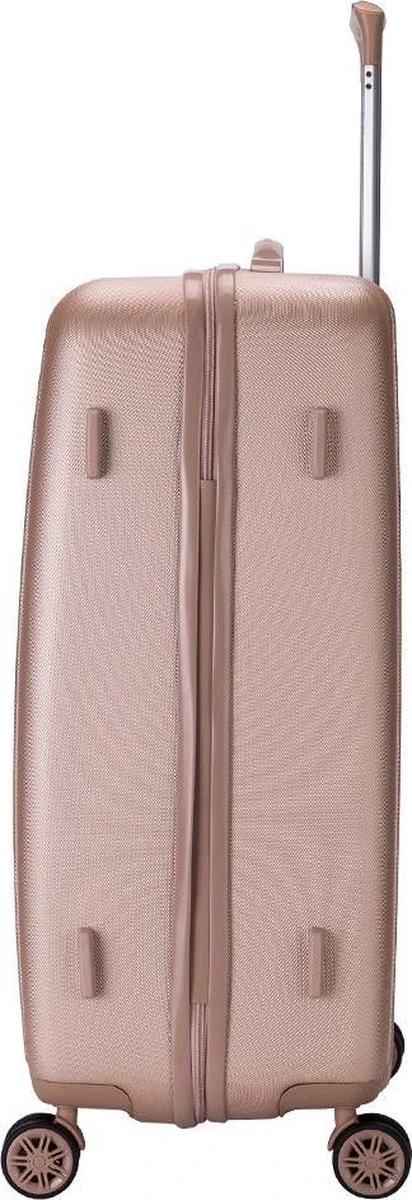 Decent Tranporto-One Reiskoffer 66 Cm - Zalmroze - Afbeelding 2