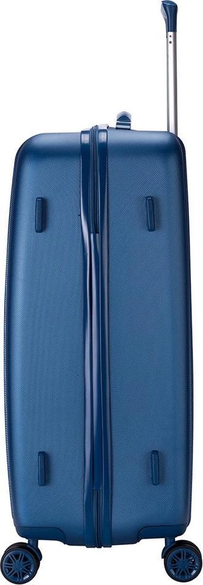 Decent Tranporto-One Handbagage Koffer - 55 Cm - TSA Slot - Dark Blue - Afbeelding 2