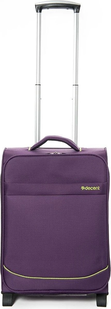 Decent Handbagage Koffer Super-Light 50 - Paars