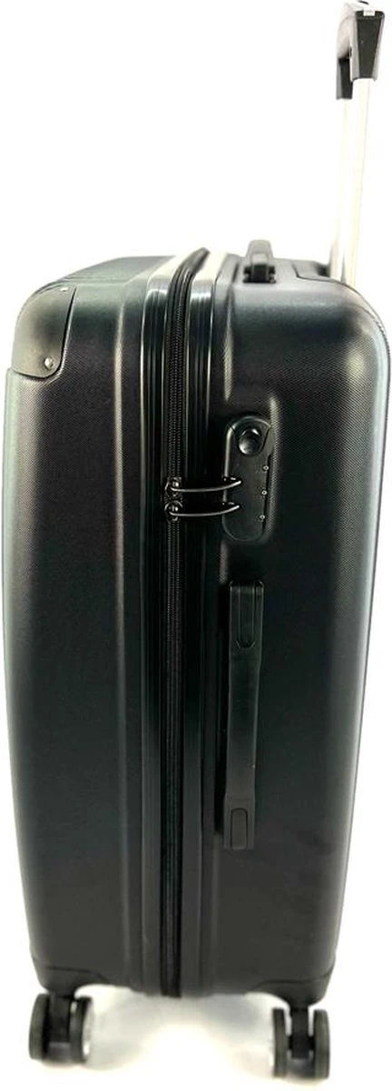 AATravel XL Reiskoffer - Trolley ABS - Met Dubbele Wielen - 76 Cm - 110 Liter - Zwart - Afbeelding 3