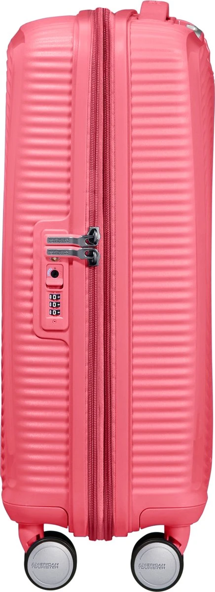 American Tourister Reiskoffer - Soundbox Spinner 55/20 Tsa Uitbreidbaar (Handbagage) Sun Kissed Coral - Afbeelding 7