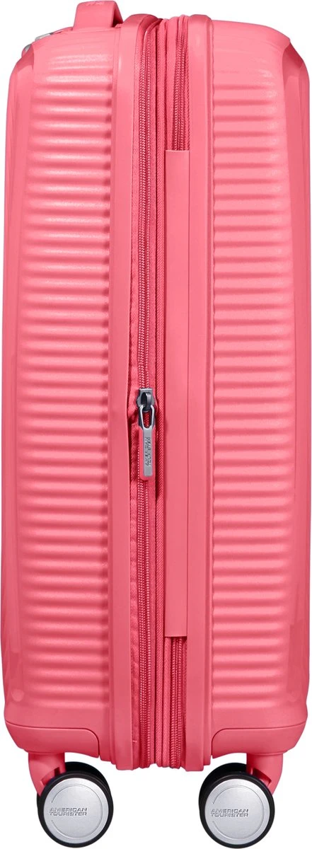 American Tourister Reiskoffer - Soundbox Spinner 55/20 Tsa Uitbreidbaar (Handbagage) Sun Kissed Coral - Afbeelding 2